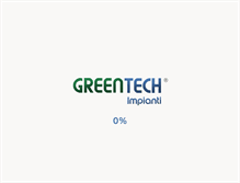 Tablet Screenshot of greentechimpianti.com